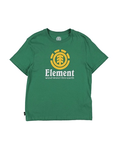 ELEMENT T-shirt Green 100% Organic cotton