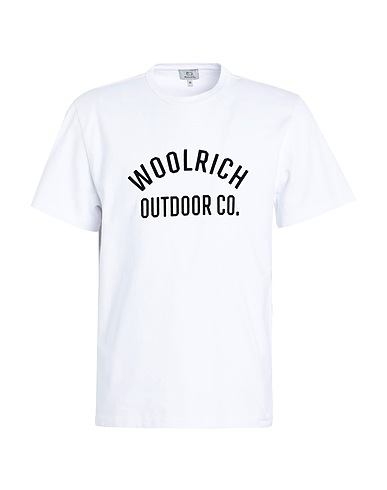 WOOLRICH T-shirt GRAPHIC TEE 
 White 100% Cotton