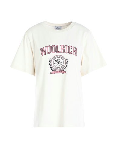 WOOLRICH T-Shirt WOOLRICH IVY T-SHIRT 
 Cremeweiß 100% Baumwolle
