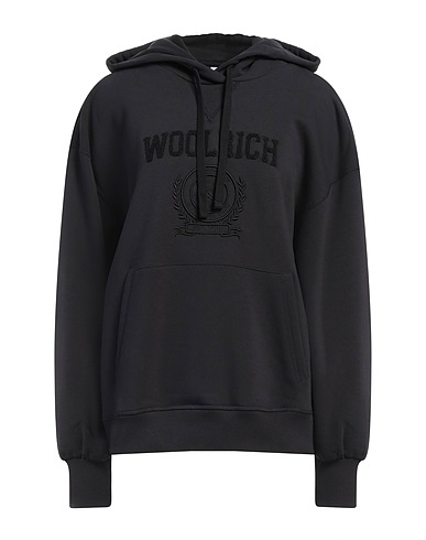 WOOLRICH Hooded track jacket  WOOLRICH IVY HOODIE  Black 80% Cotton, 20% Polyester