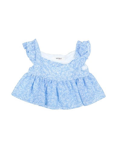 VICOLO Top Sky blue 100% Polyester