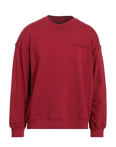 CUSTOMIZE Felpa Bordeaux 80% Cotone, 20% Poliestere