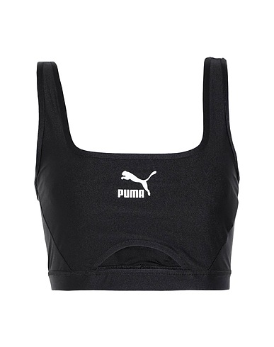 PUMA Top DARE TO Crop Top
 Black 77% Nylon, 23% Elastane