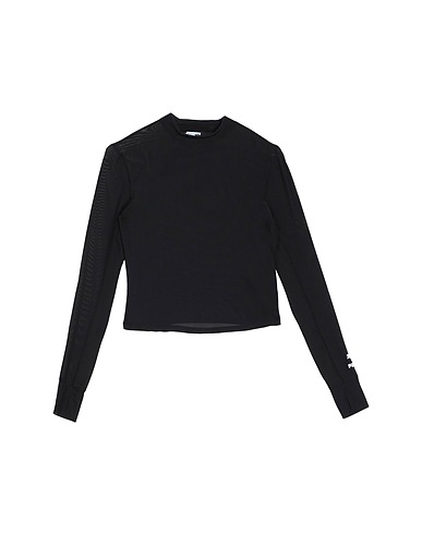 PUMA Crop top DARE TO Long Sleeve Mock Neck Tee
 Black 82% Nylon, 18% Elastane