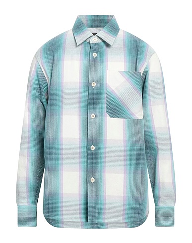 A.P.C. Checked shirt Turquoise 75% Cotton, 20% Polyester, 5% Other Fibres