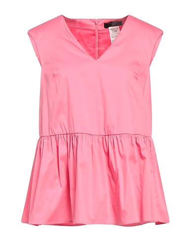 WEEKEND MAX MARA Top Pink 79% Cotton, 17% Polyamide, 4% Elastane