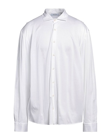 GRAN SASSO Camicia tinta unita Bianco 100% Cotone
