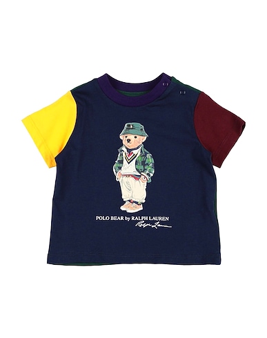 POLO RALPH LAUREN T-shirt Polo Bear Color-Blocked Cotton Tee 100% Cotton