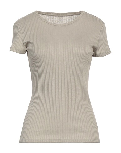 MAJESTIC FILATURES Basic T-Shirt Grey 48% Cotton, 33% Modal, 13% Cashmere, 6% Lenpur™