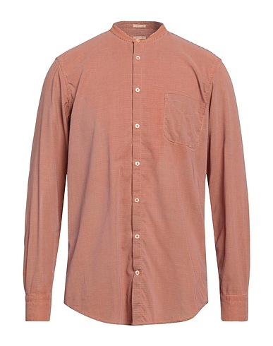 MASSIMO ALBA Patterned shirt Antique rose 100% Cotton