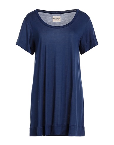 ALESSIA SANTI T-shirt Navy blue 100% Lyocell