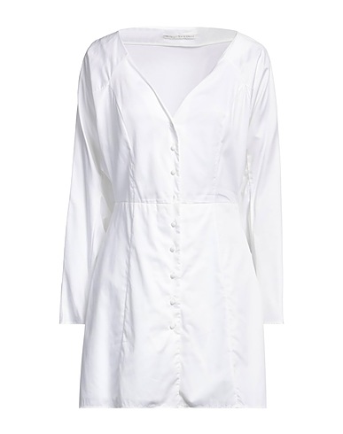 OLIVIER THEYSKENS Short dress White 100% Cotton