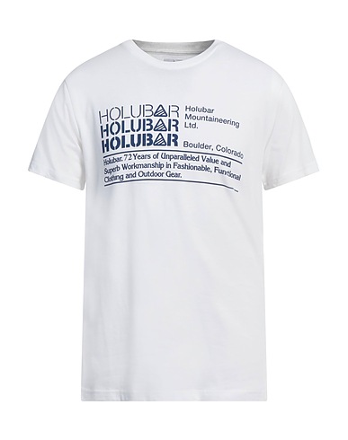 HOLUBAR T-Shirt Weiß 100% Baumwolle