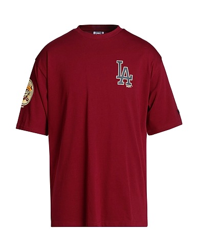 NEW ERA T-shirt MLB LARGE LOGO OS TEE LOSDODCO  
 Bordeaux 100% Cotone