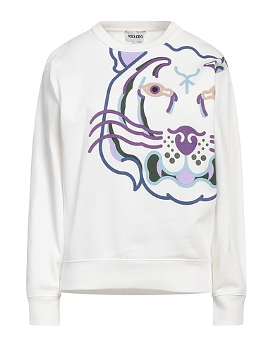 KENZO Sweatshirt White 100% Cotton, Elastane