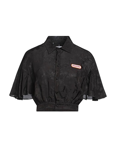 DSQUARED2 Solid colour shirts & blouses Black 100% Viscose