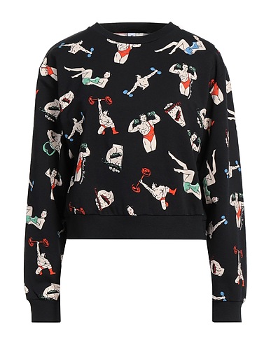 MOSCHINO Sweatshirt UNDERWEAR Black 95% Cotton, 5% Elastane