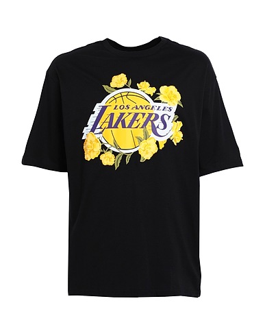 NEW ERA T-shirt NBA FLORAL GRPHC OS TEE LOSLAK  
 Black 100% Cotton