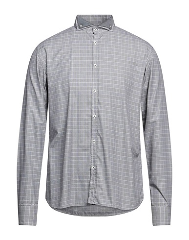 AGLINI Patterned shirt Grey 100% Cotton