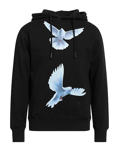 3.PARADIS Hooded sweatshirt Black 100% Cotton