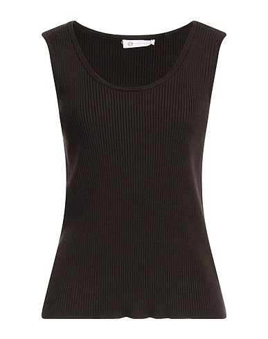DIANA GALLESI Top Dark brown 54% Viscose, 29% Polyester, 17% Polyamide