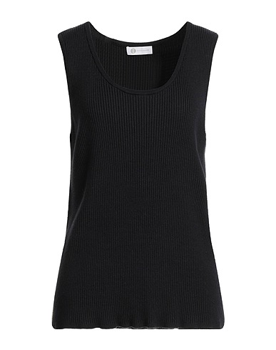 DIANA GALLESI Top Black 54% Viscose, 29% Polyester, 17% Polyamide