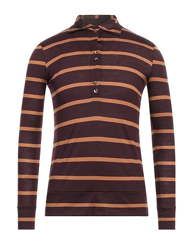 ELEVENTY Polo shirt Plum 100% Wool