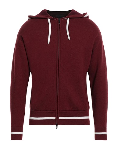 EMPORIO ARMANI Cardigan Bordeaux 92% Lana Vergine, 4% Poliammide, 3% Cachemire, 1% Elastan