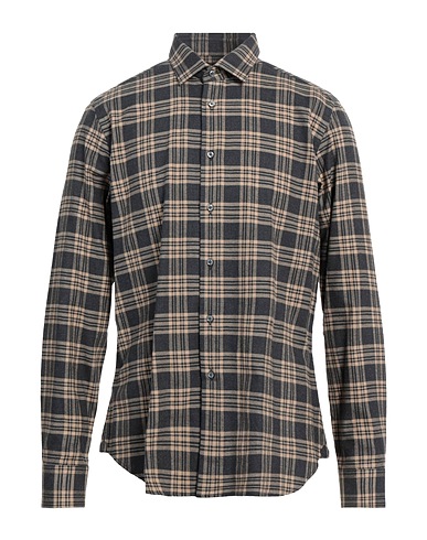 SIVIGLIA Checked shirt Grey 100% Cotton