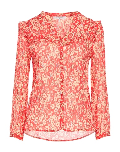 GERARD DAREL Floral shirts & blouses 99% Viscose, 1% Metallic Polyester