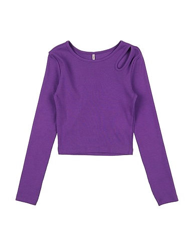 KIDS ONLY T-shirt Viola 95% Cotone, 5% Elastan