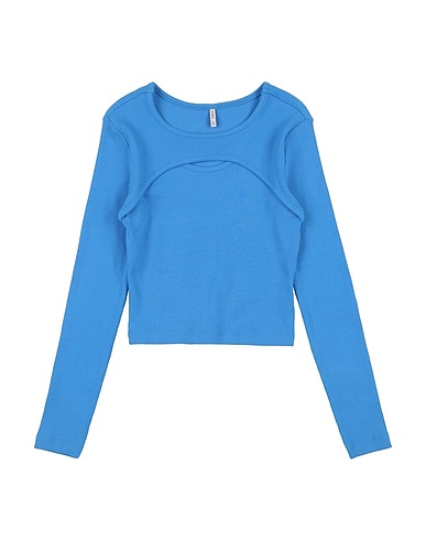 KIDS ONLY T-shirt Sky blue 95% Cotton, 5% Elastane
