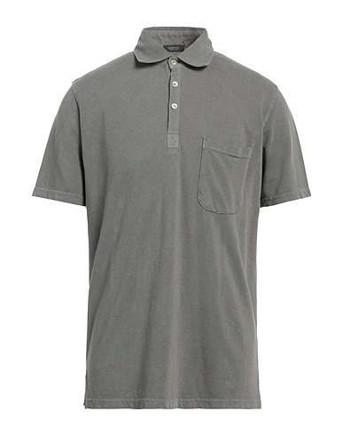 ROSSOPURO Poloshirt Grau 100% Baumwolle