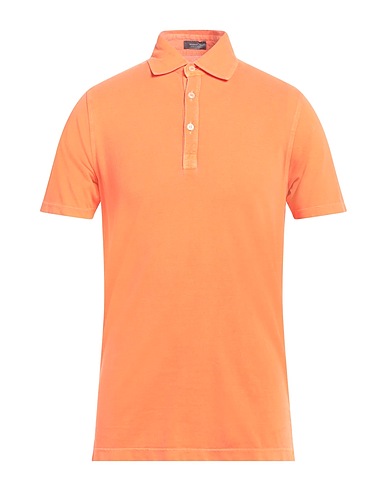 ROSSOPURO Polo shirt Orange 100% Cotton