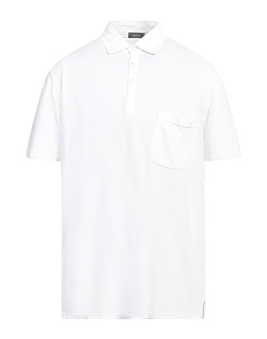 ROSSOPURO Poloshirt Weiß 100% Baumwolle