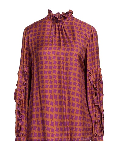 CALIBAN Top Camel 84% Viscose, 16% Silk