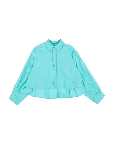 MM6 MAISON MARGIELA Solid colour shirts & blouses Turquoise 100% Cotton