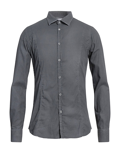 AGLINI Patterned shirt Charcoal 100% Cotton