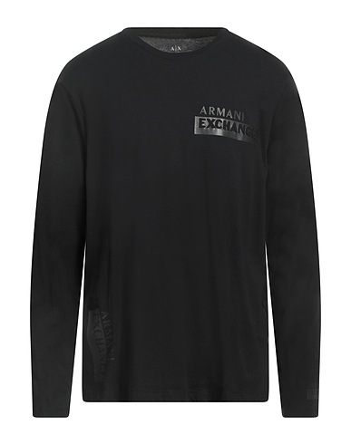 ARMANI EXCHANGE T-shirt Black 100% Organic cotton