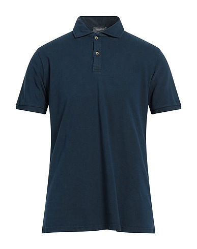 ROSSOPURO Polo shirt Midnight blue 100% Cotton