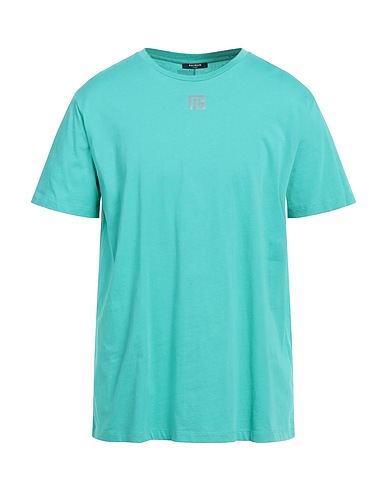 BALMAIN T-shirt Emerald green 100% Cotton