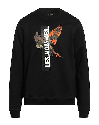 LES HOMMES Sweatshirt Black 100% Cotton