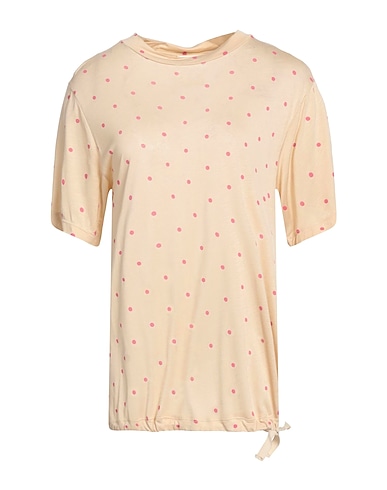 SEMICOUTURE T-shirt Μπεζ 100% Βισκόζη