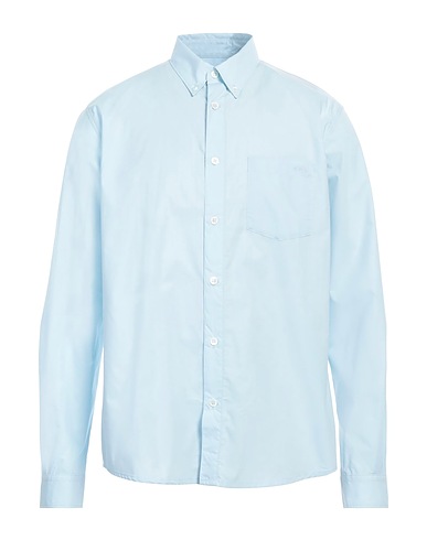 A.P.C. Camisa lisa Azul celeste 100% Algodón