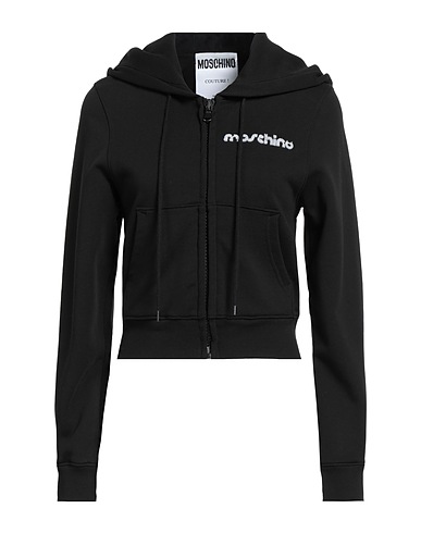 MOSCHINO Felpa Nero 100% Cotone