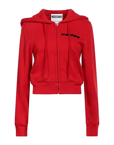 MOSCHINO Felpa Rosso 100% Cotone