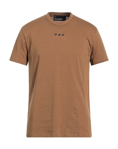 NEIL BARRETT T-shirt Brown 100% Cotton