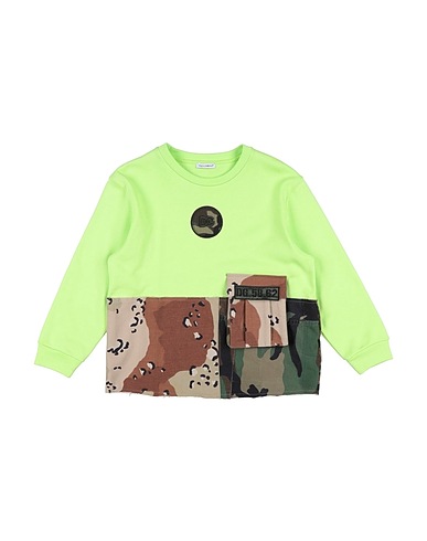 DOLCE&GABBANA Sweatshirt Lime green 85% Cotton, 15% Polyamide, Polyester, Viscose