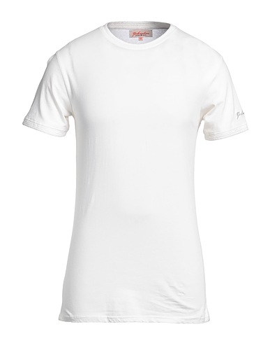 GABARDINE Basic T-shirt Cream 100% Cotton
