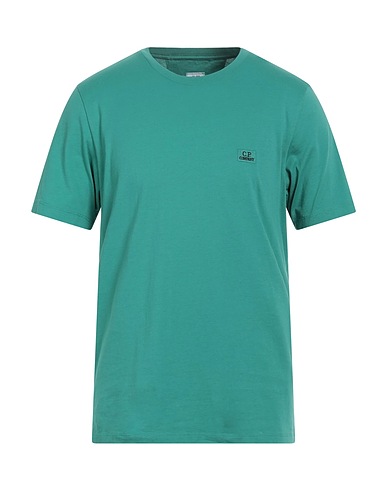 C.P. COMPANY Basic T-Shirt Emerald green 100% Cotton